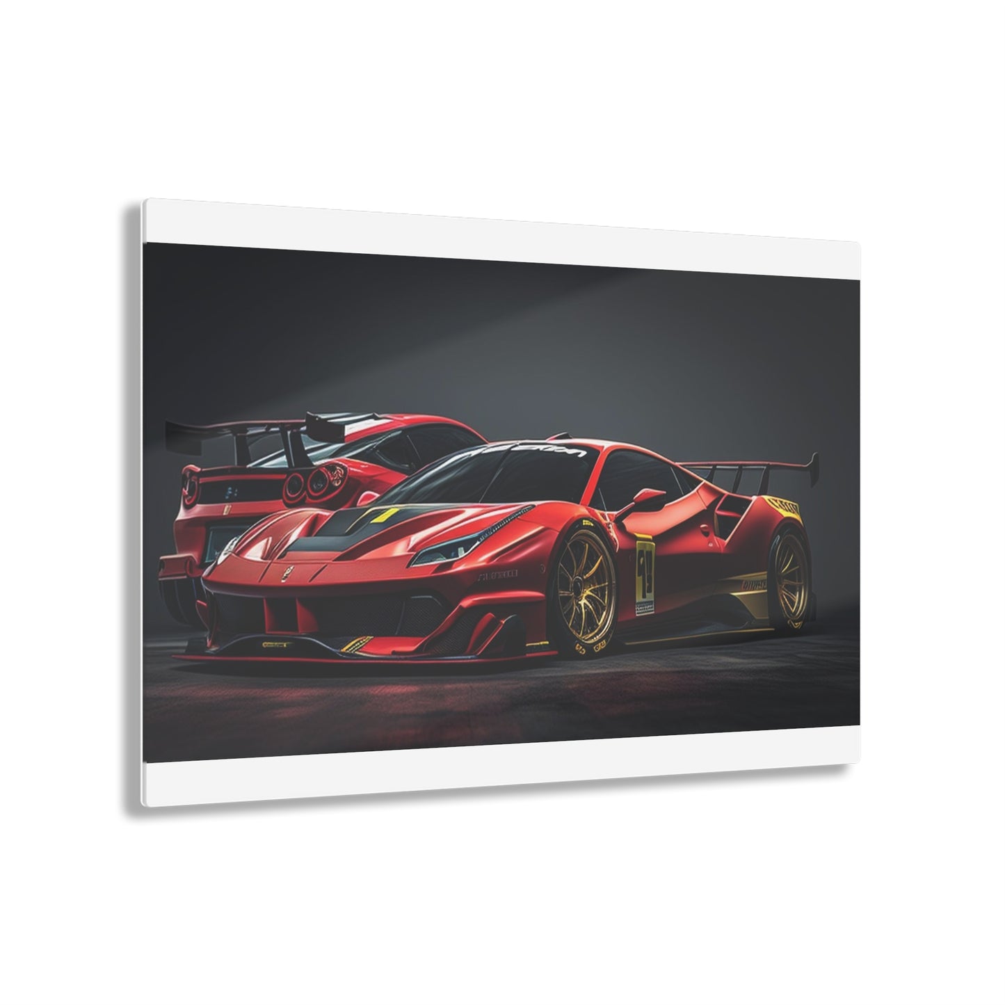 Acrylic Prints Ferrari Red 3