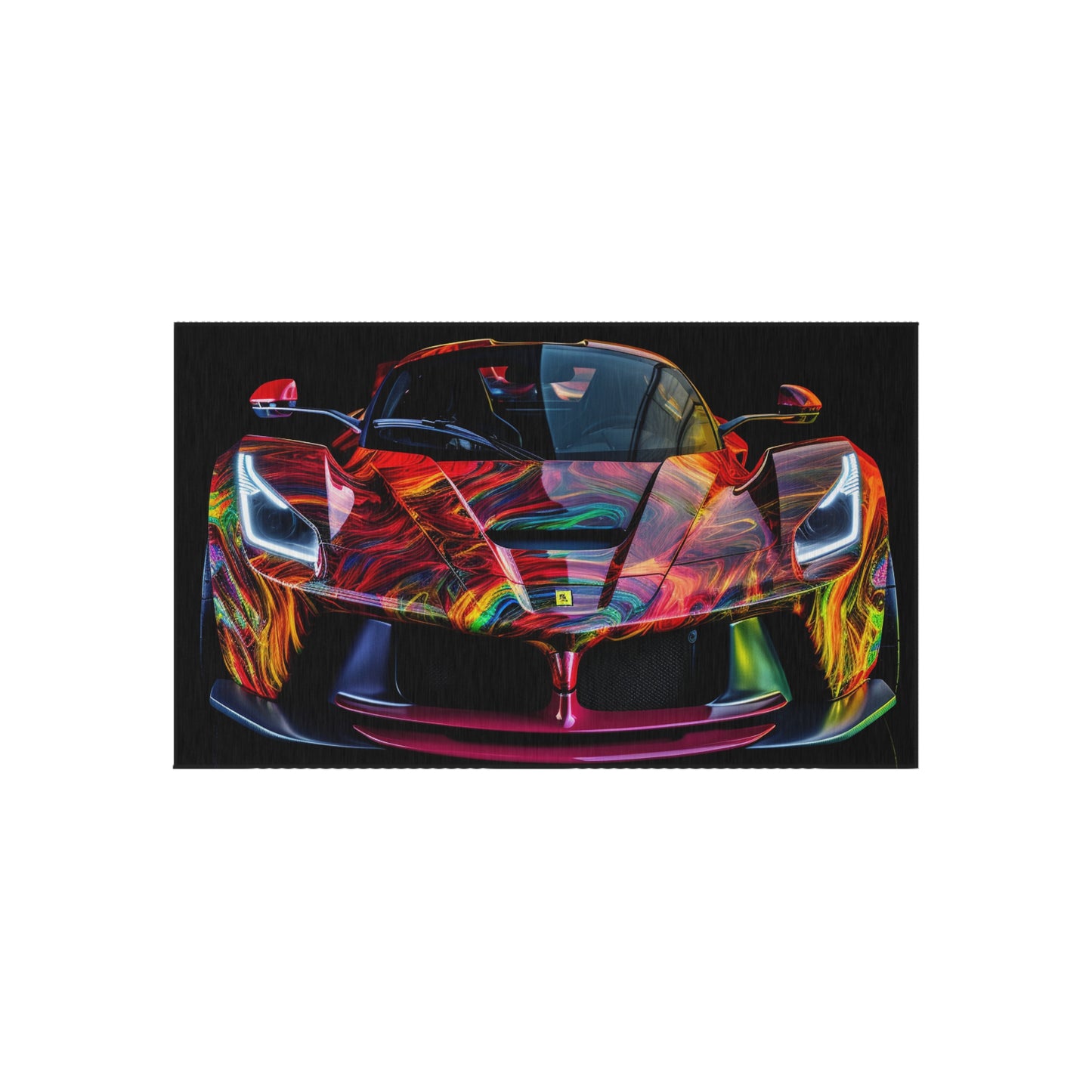 Outdoor Rug  Ferrari Neon 3