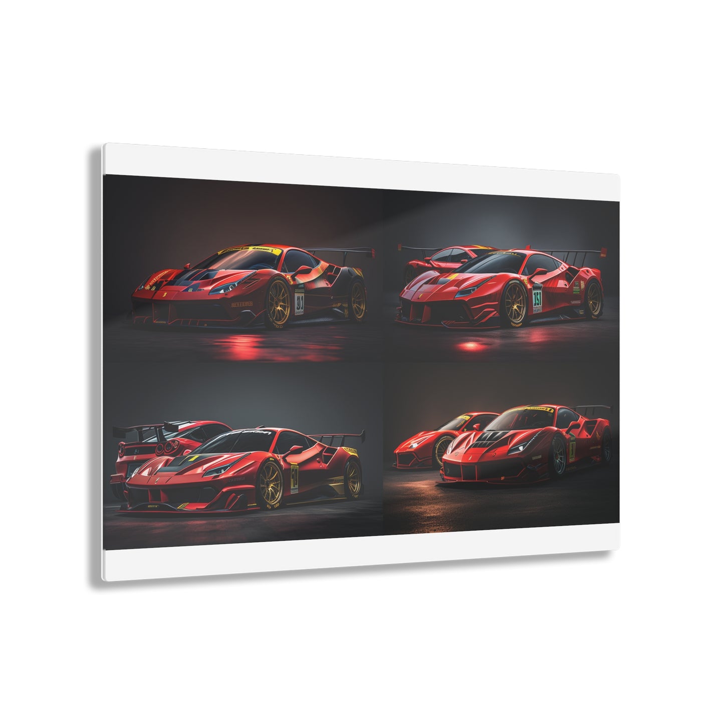 Acrylic Prints Ferrari Red 5