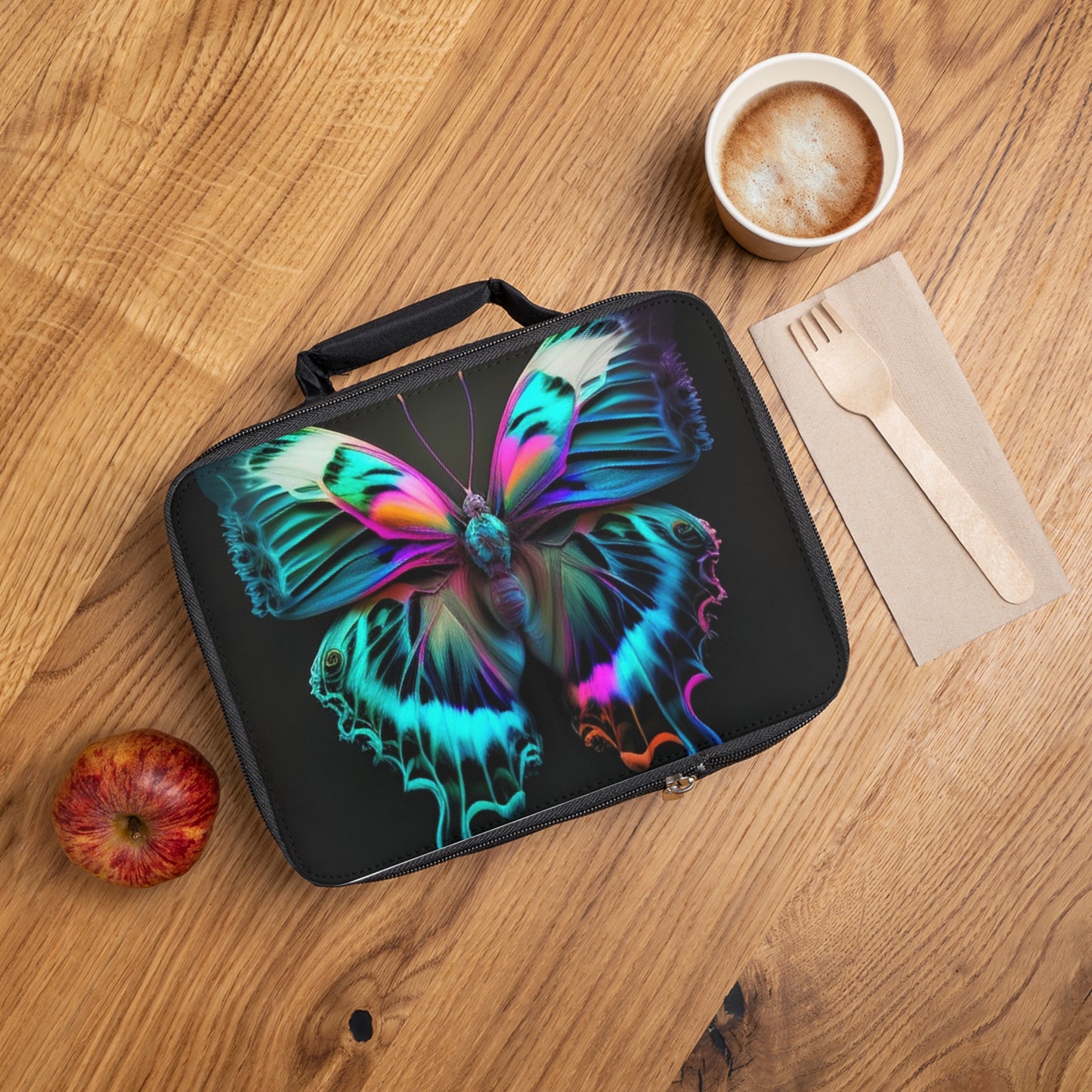 Lunch Bag Neon Butterfly Fusion 4