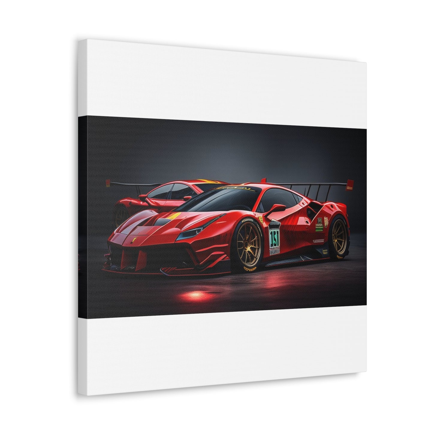 Canvas Gallery Wraps Ferrari Red 2