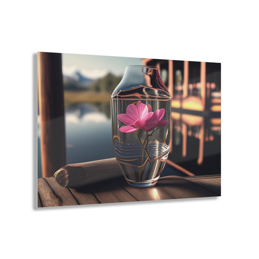 Acrylic Prints Magnolia in a Glass vase 3