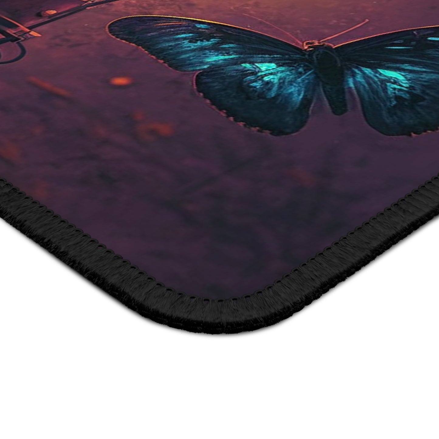 Gaming Mouse Pad  Street Light Butterfly 4