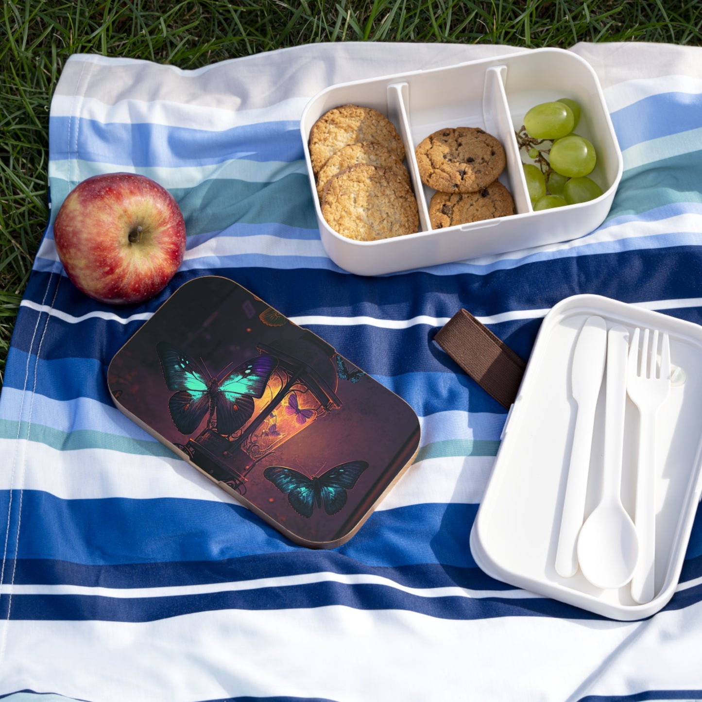 Bento Lunch Box Street Light Butterfly 4