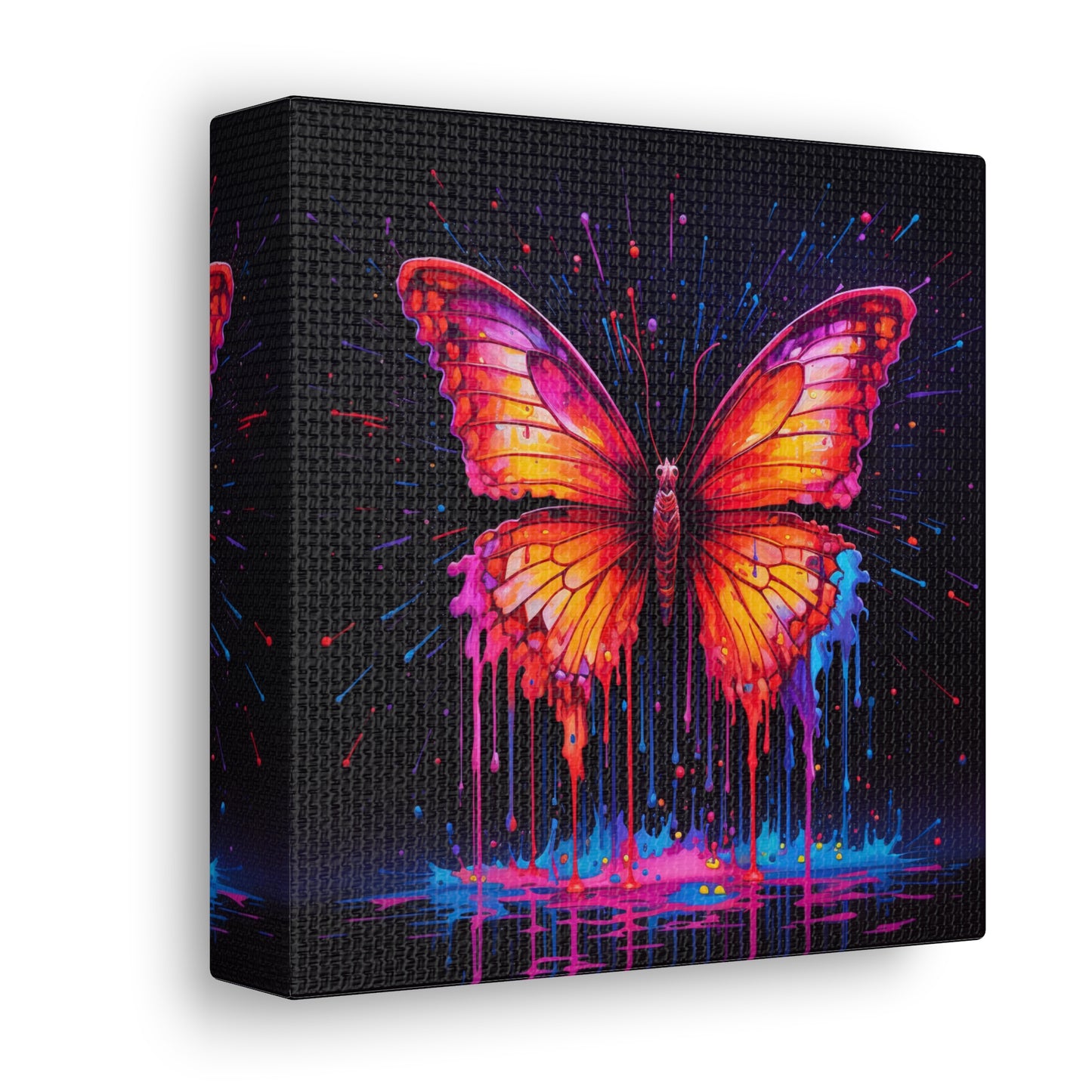 Canvas Gallery Wraps Pink Butterfly Flair 4