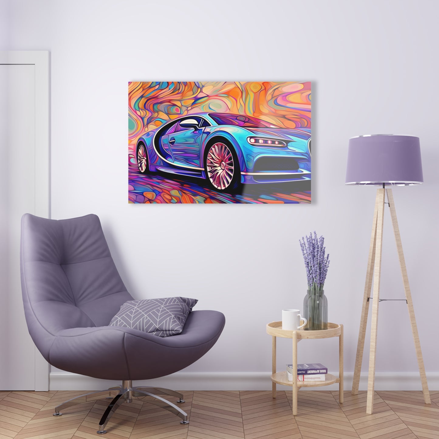 Acrylic Prints Bugatti Abstract Concept 3