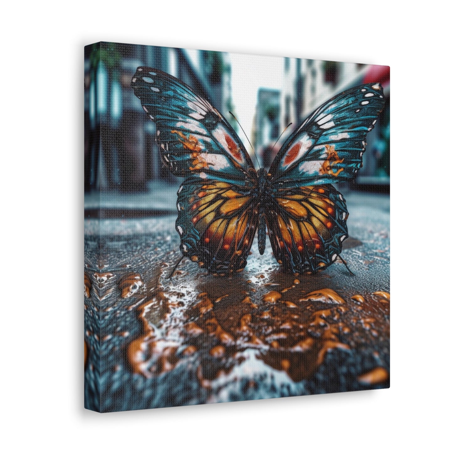 Canvas Gallery Wraps Water Butterfly Street 3