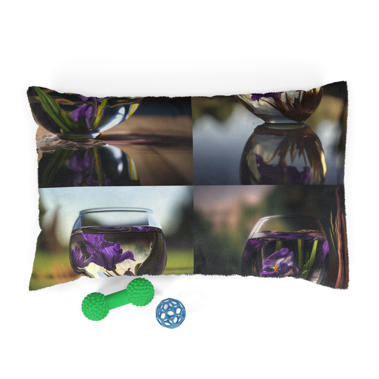 Pet Bed Purple Iris in a vase 5