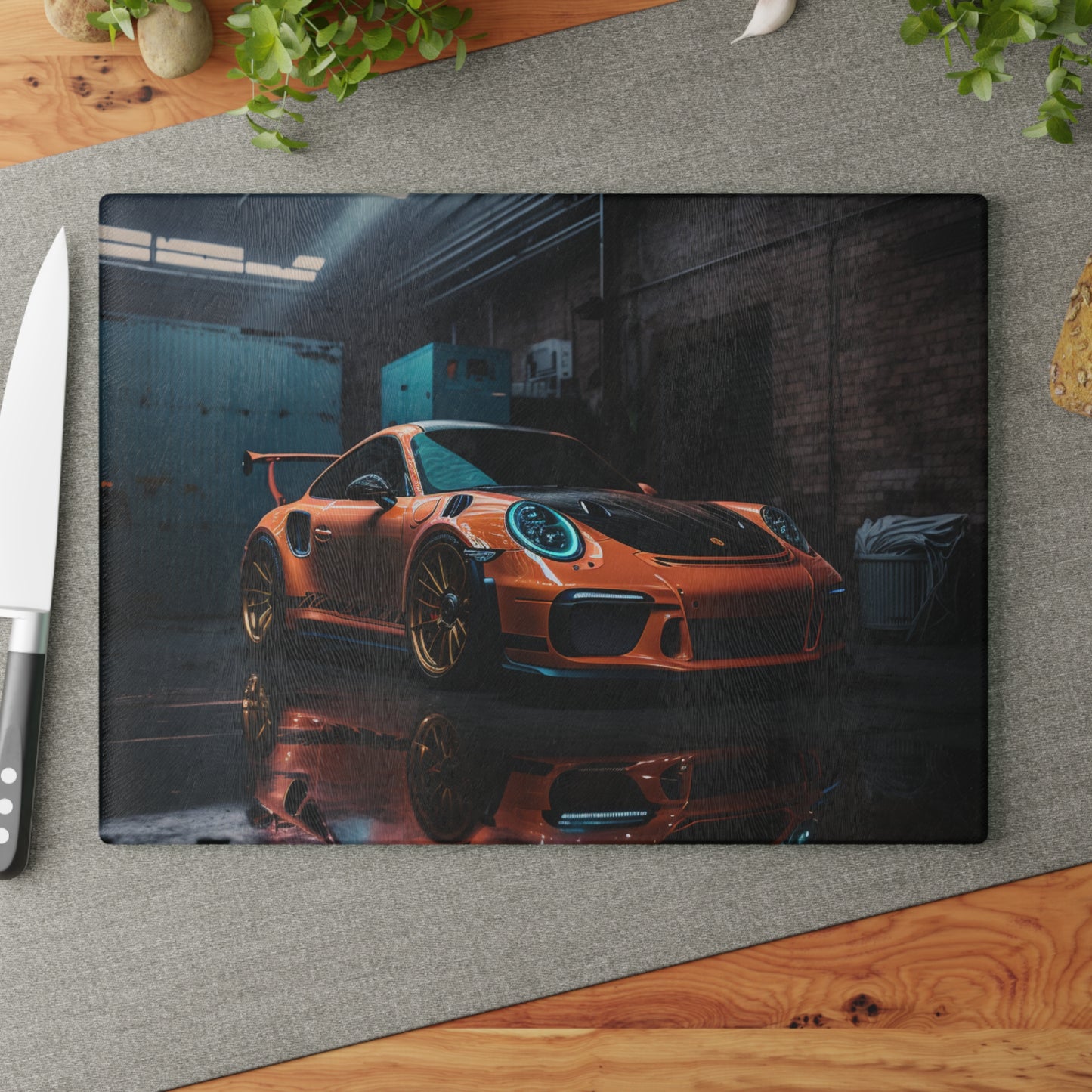 Glass Cutting Board Porsche Color 1