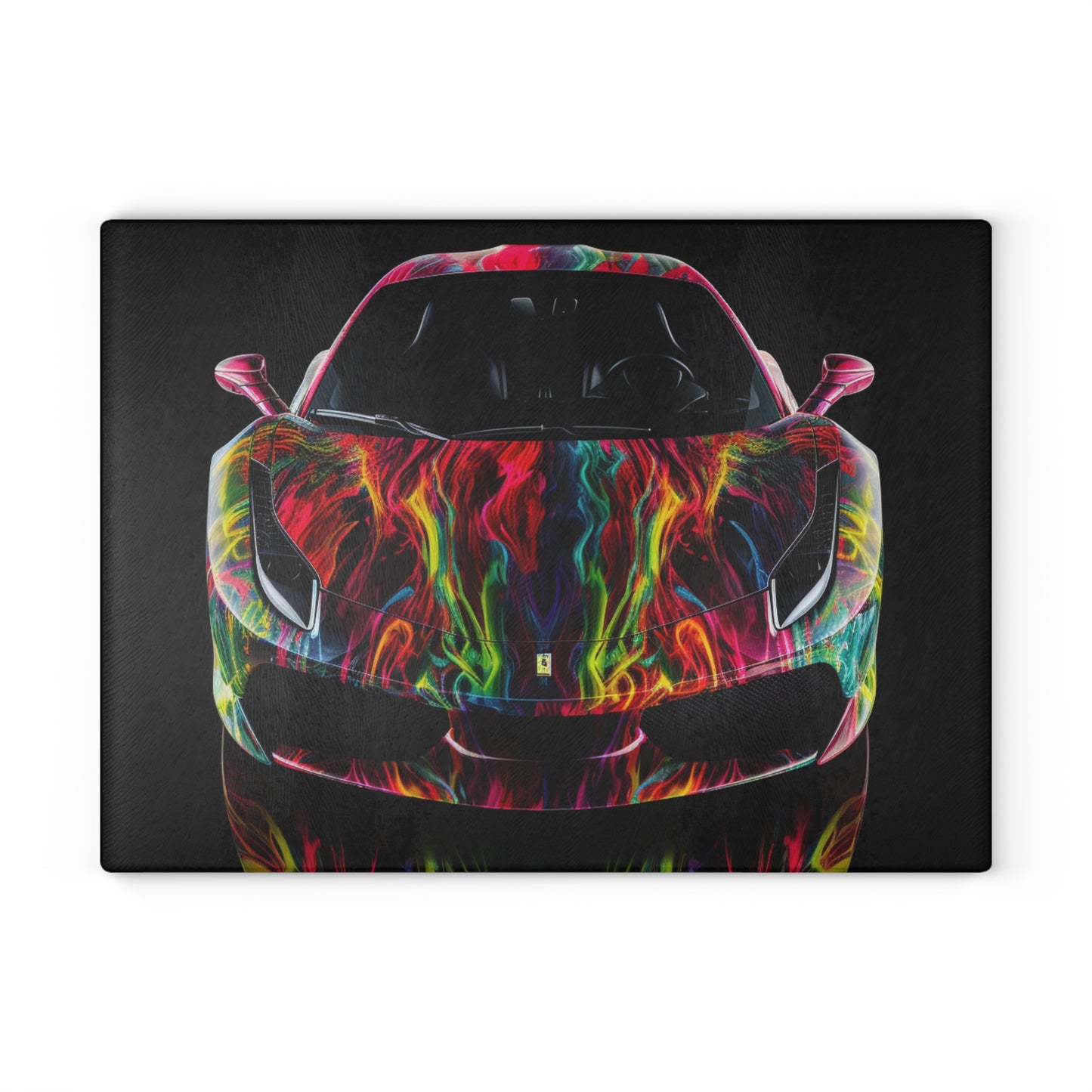 Glass Cutting Board Ferrari Color 1