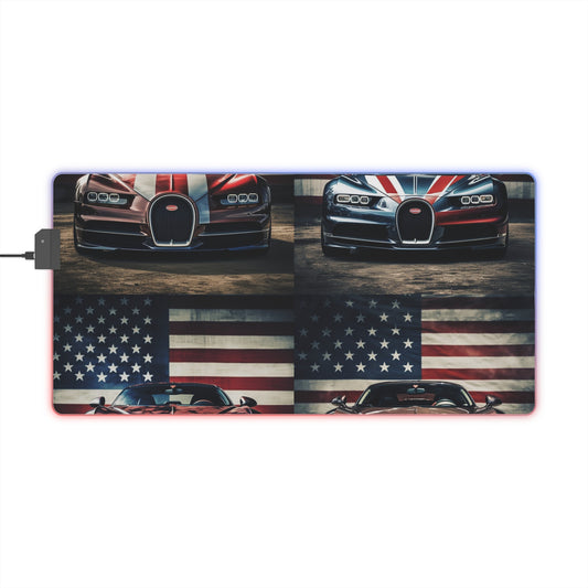 LED Gaming Mouse Pad Bugatti Flag 5