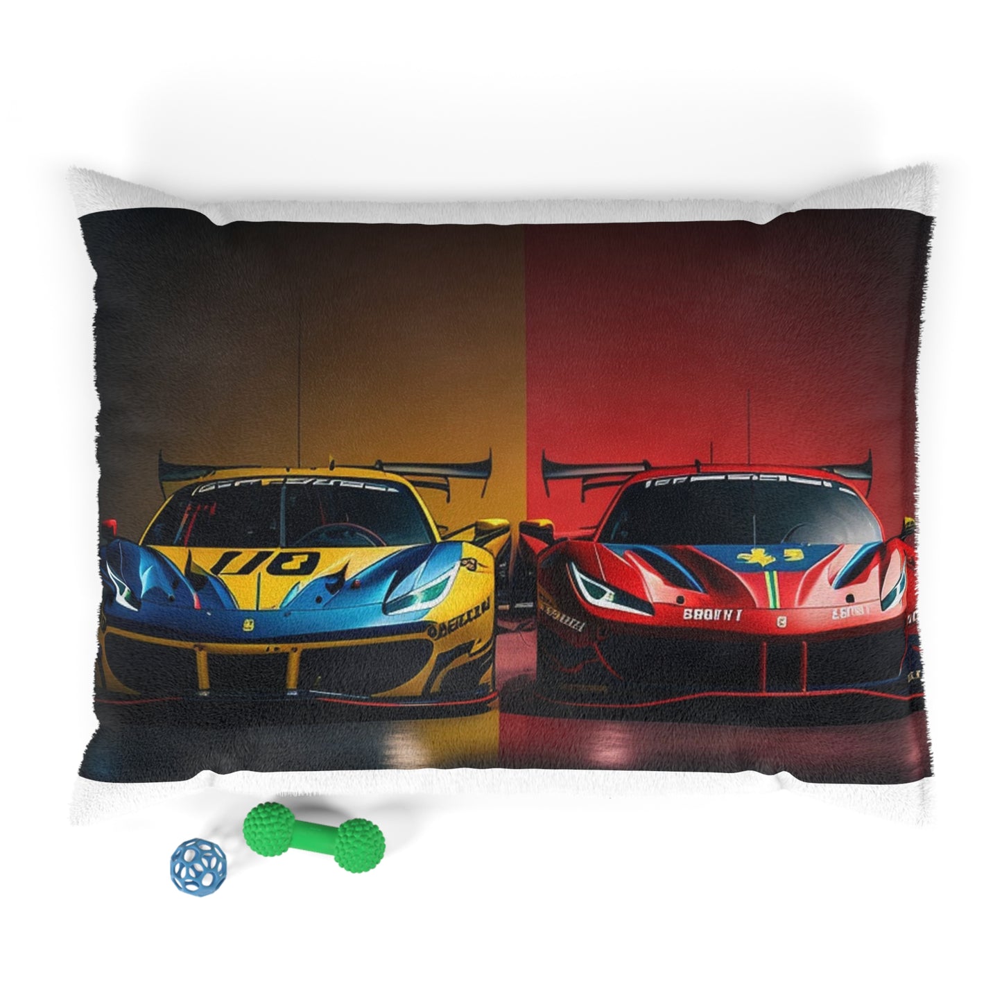 Pet Bed Ferrari Red Blue 3