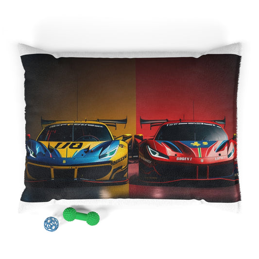 Pet Bed Ferrari Red Blue 3