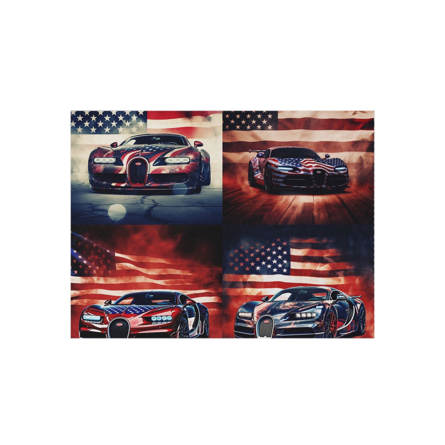 Outdoor Rug  Abstract American Flag Background Bugatti 5