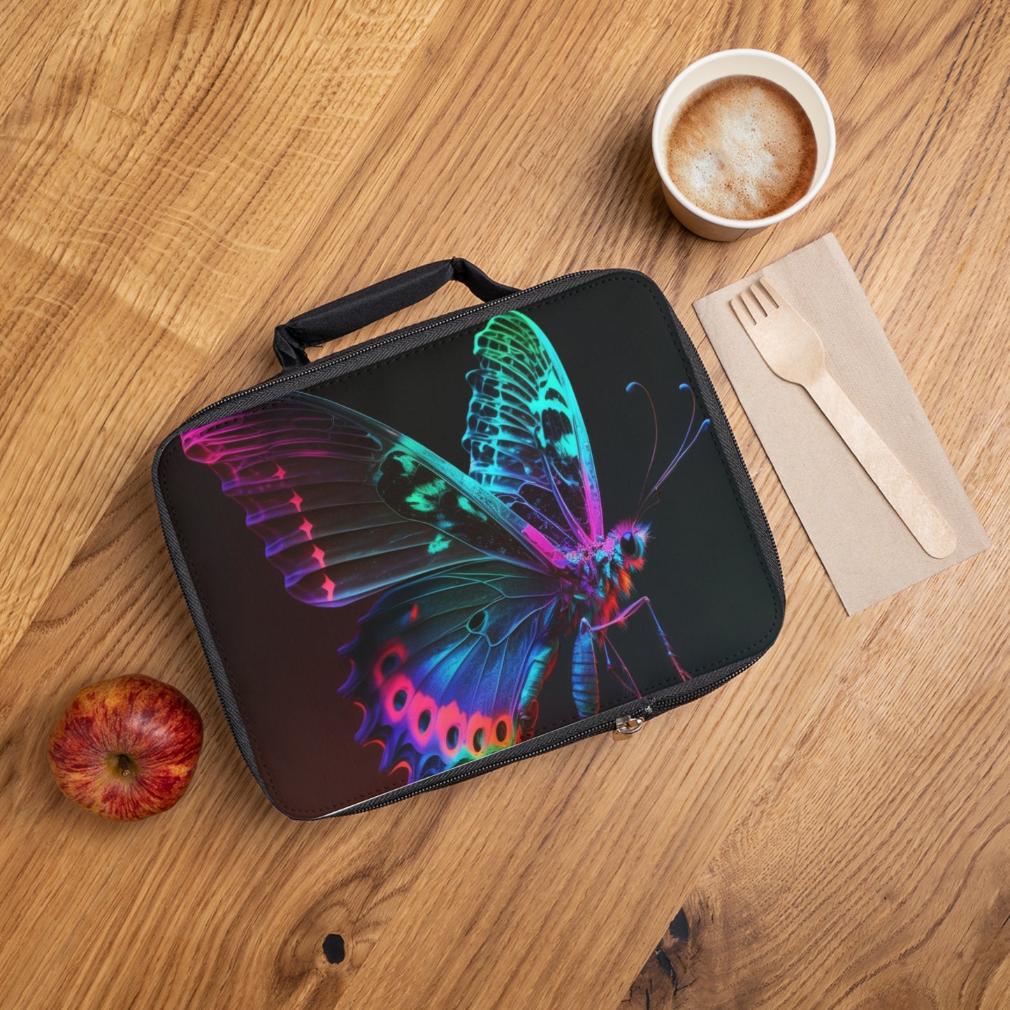 Lunch Bag Raw Hyper Color Butterfly 1