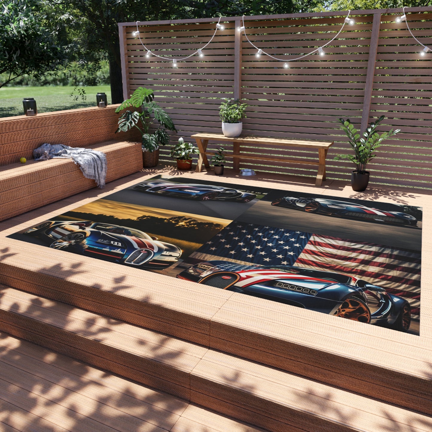 Outdoor Rug  Bugatti Flag American 5