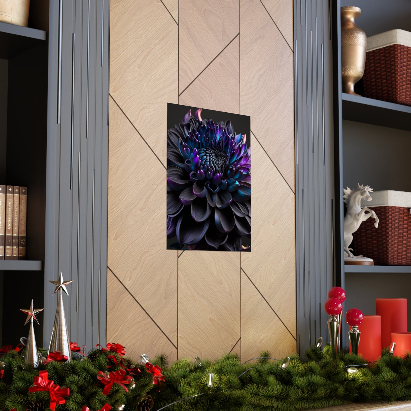 Premium Matte Vertical Posters Dahlia Purple 2