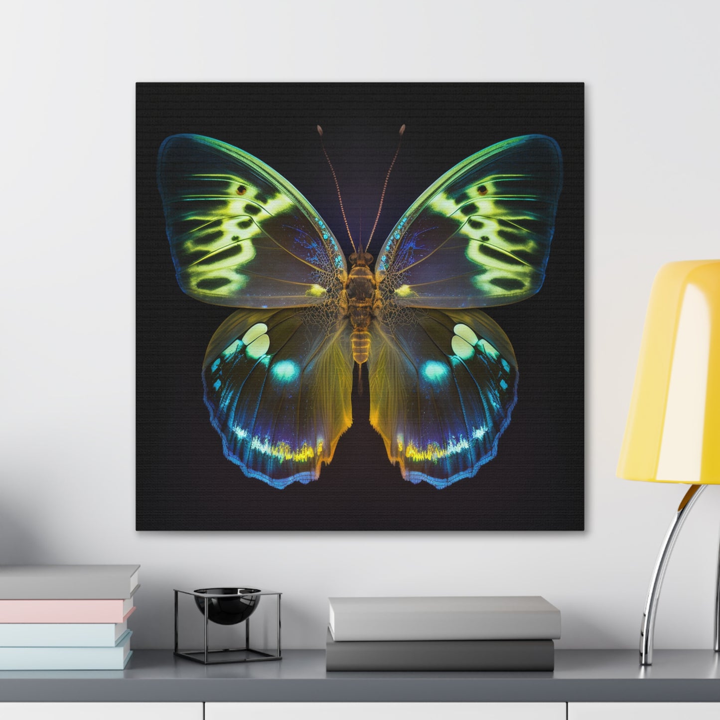 Canvas Gallery Wraps Neon Hue Butterfly 1
