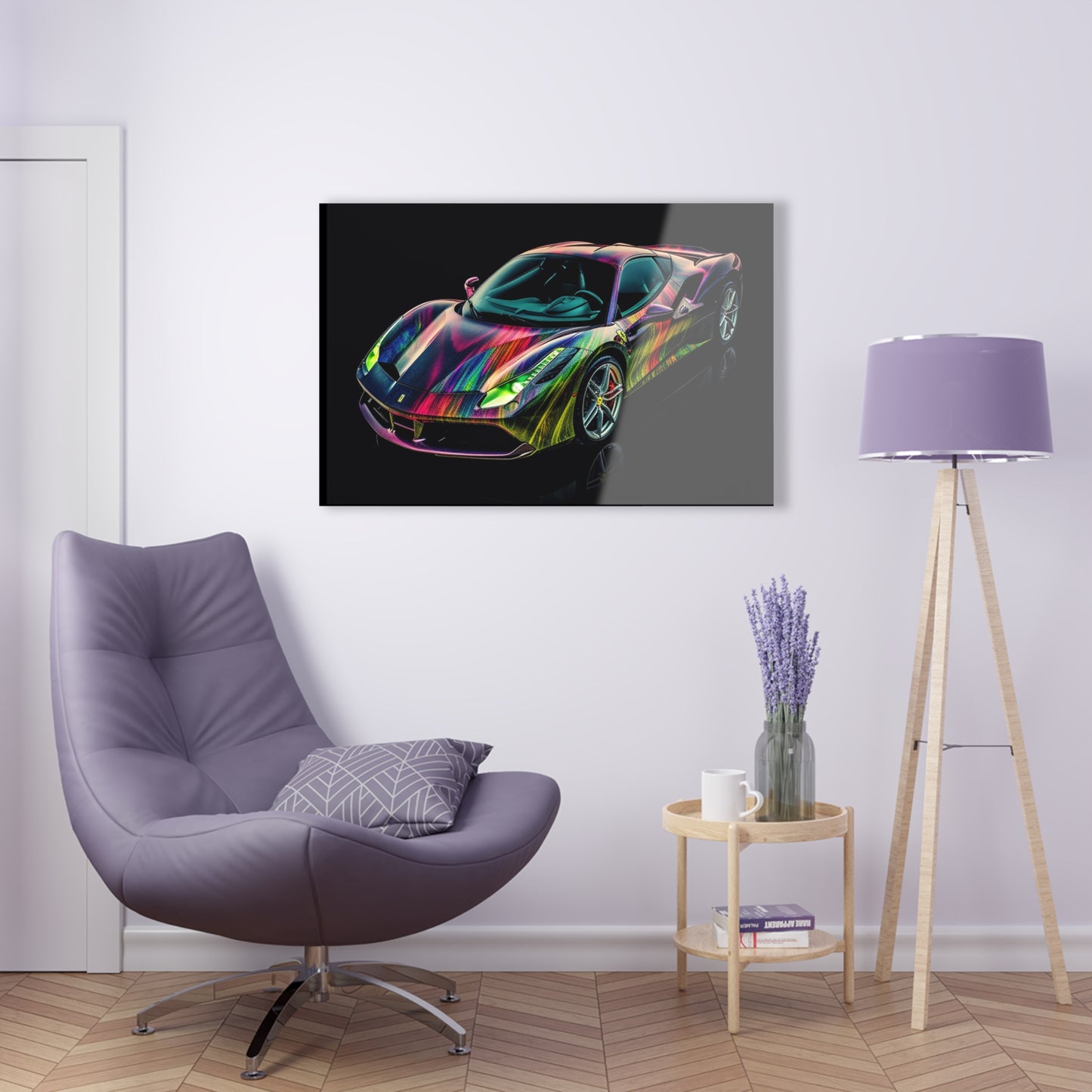 Acrylic Prints Ferrari Color 3