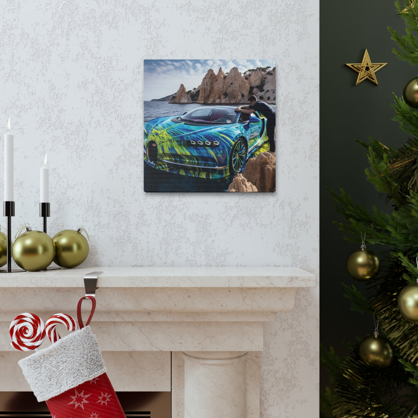 Canvas Gallery Wraps Bugatti Water 1