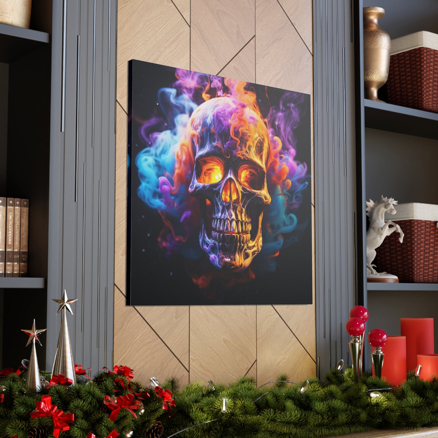 Canvas Gallery Wraps Macro Skull 2