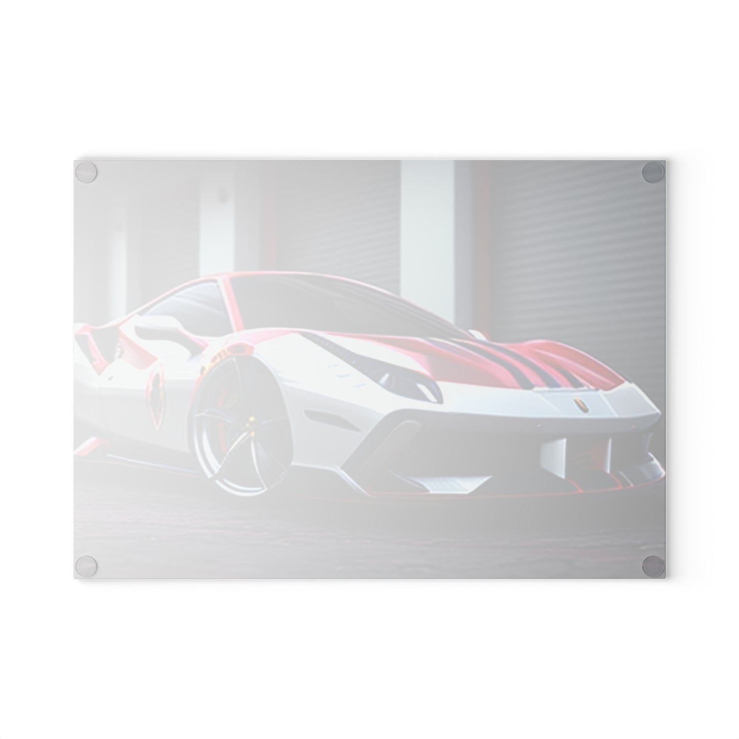 Glass Cutting Board Ferrari Hyper 3