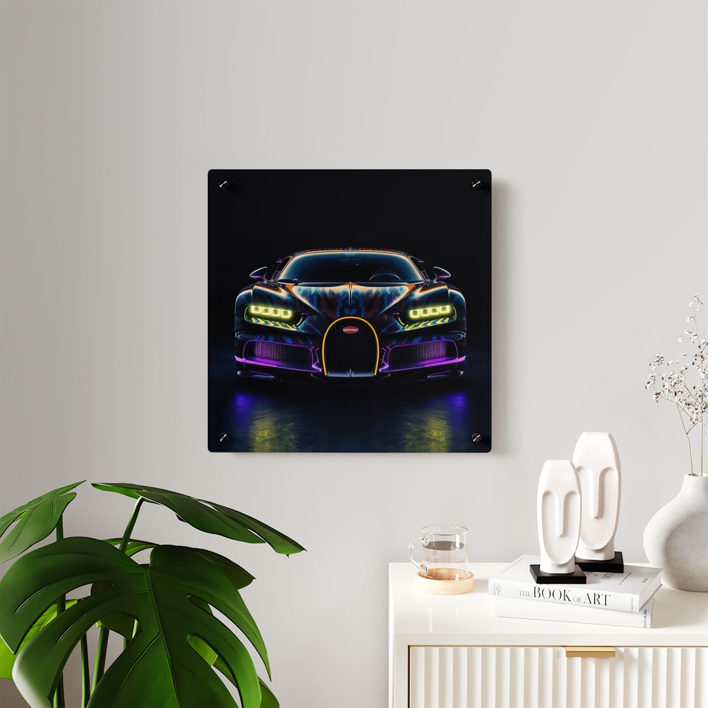 Acrylic Wall Art Panels Hyper Bugatti Chiron 3