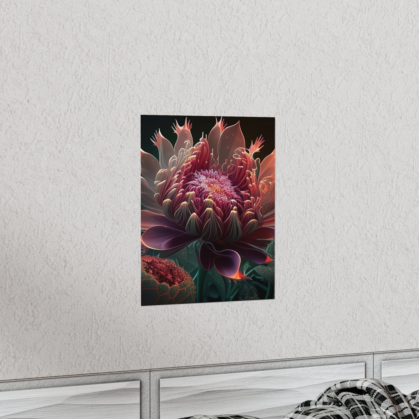 Premium Matte Vertical Posters Flower Arangment 1