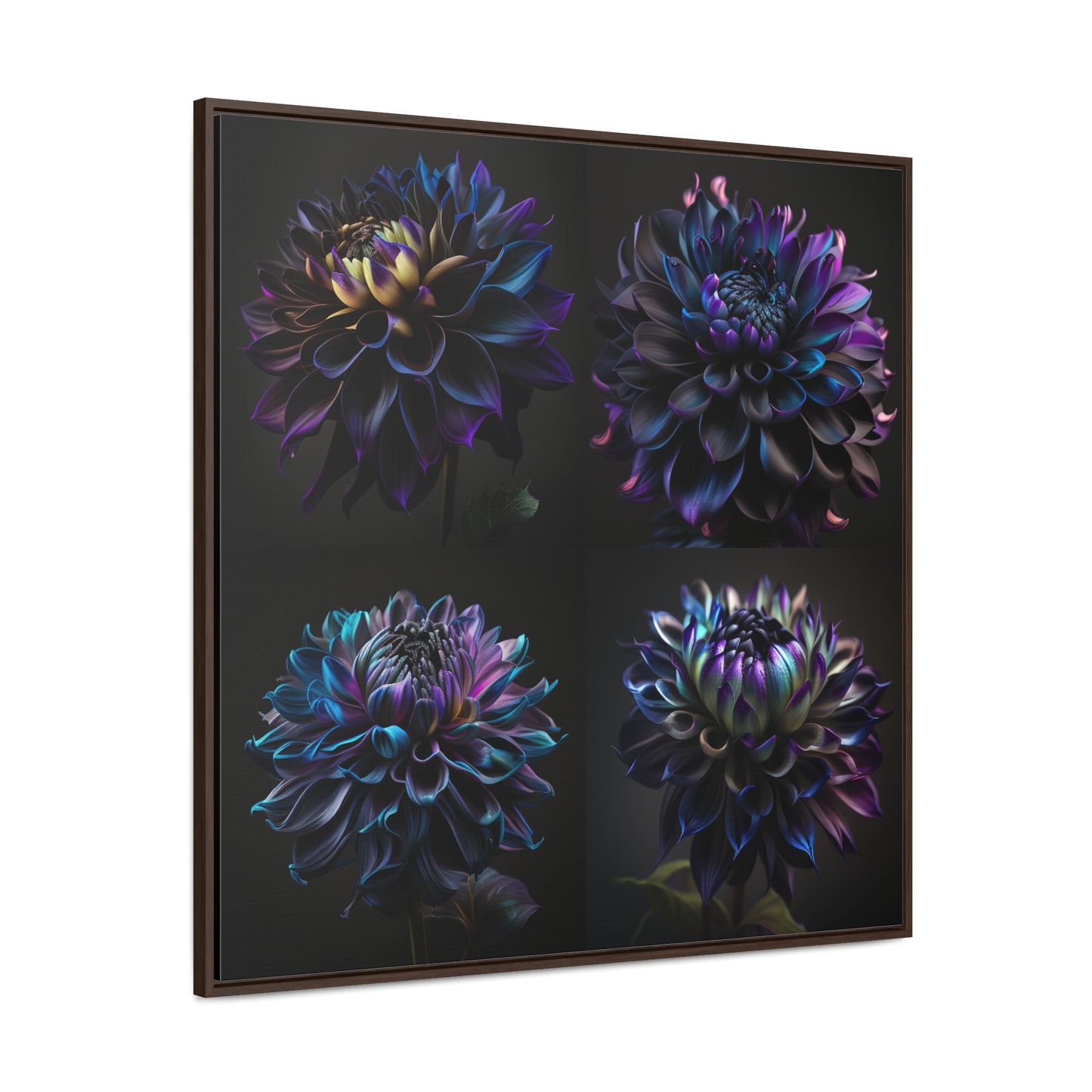 Gallery Canvas Wraps, Square Frame Dahlia Purple 5