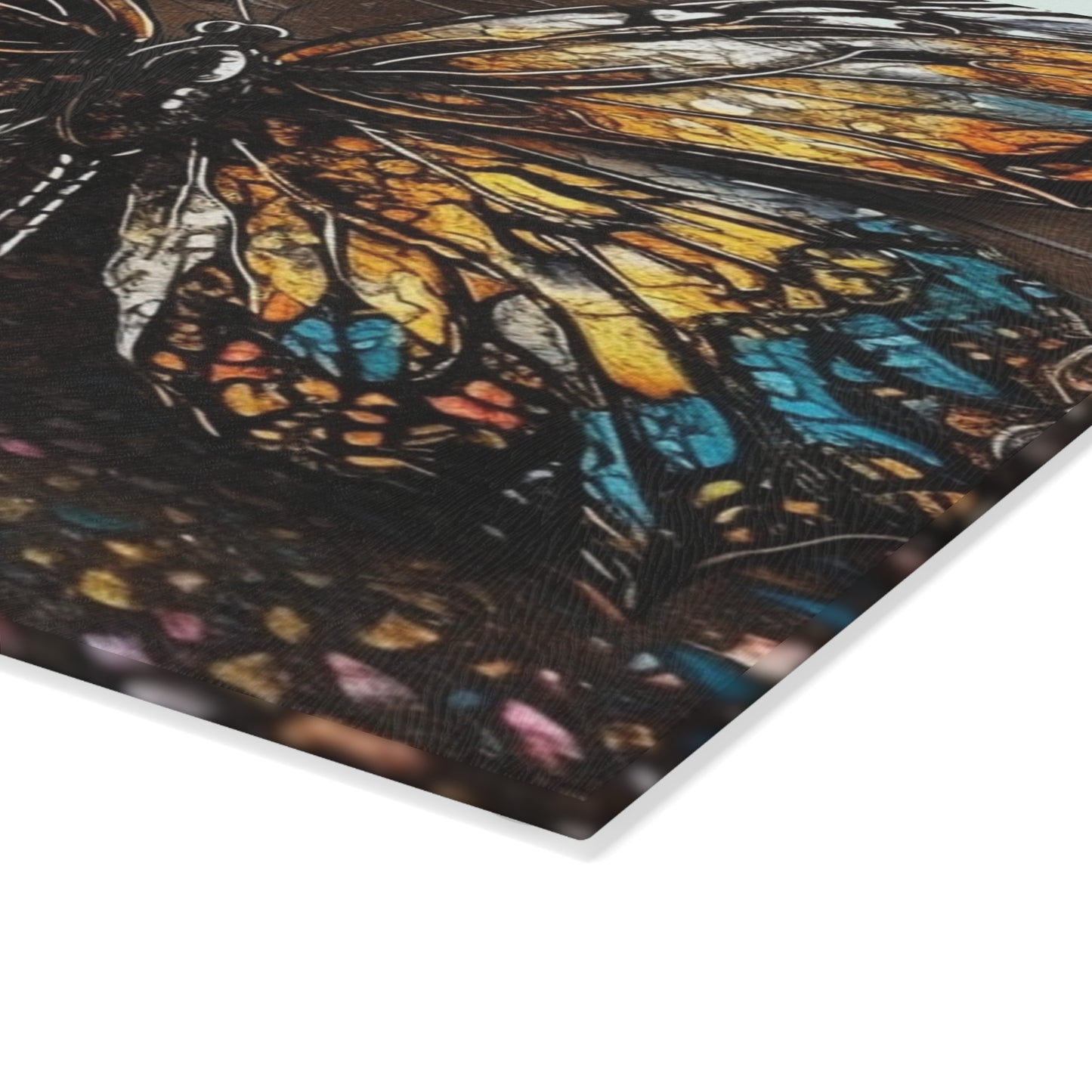 Glass Cutting Board Water Butterfly Street 1