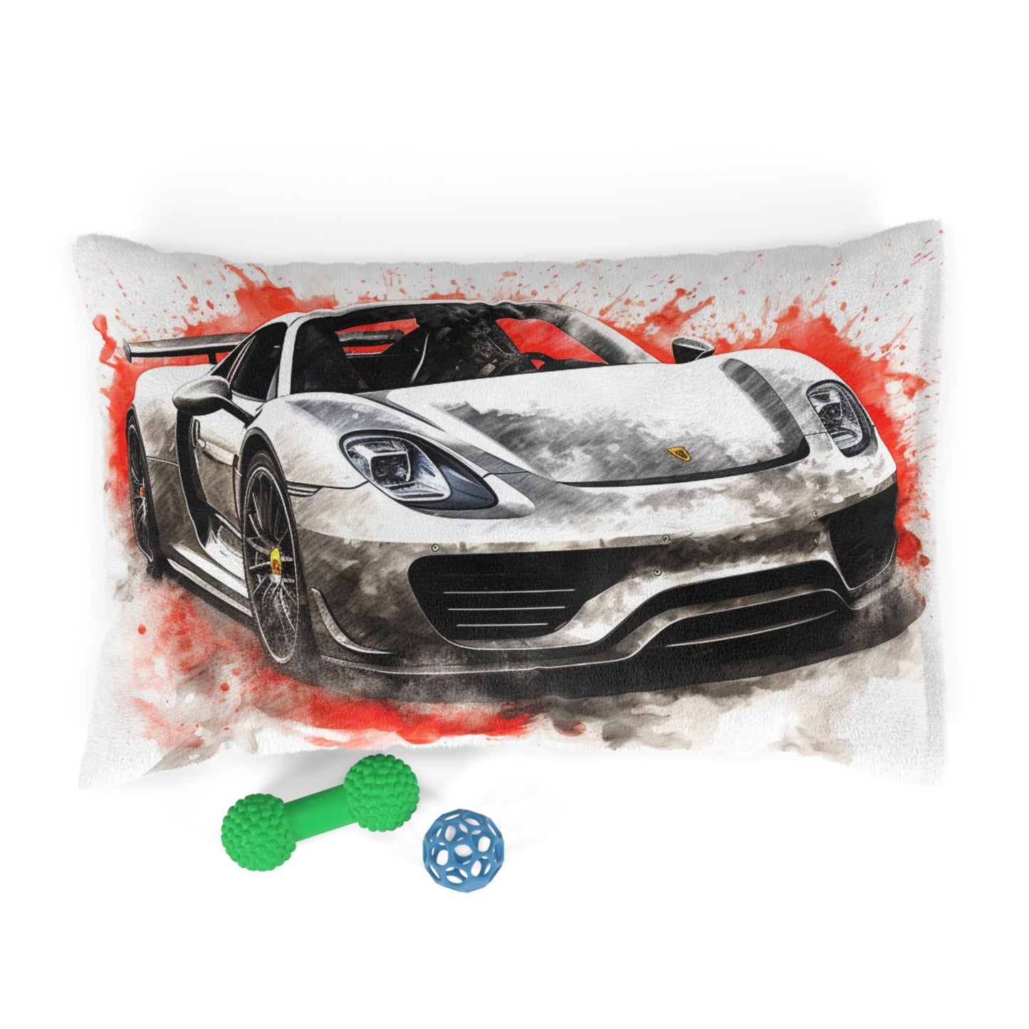 Pet Bed 918 Spyder white background driving fast with water splashing 4