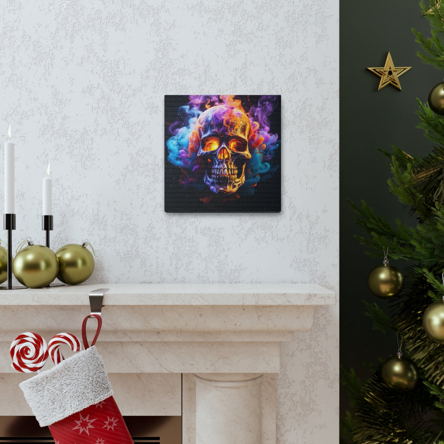 Canvas Gallery Wraps Macro Skull 2