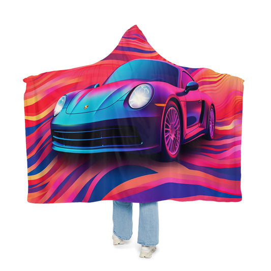 Snuggle Hooded Blanket Porsche Water Fusion 3