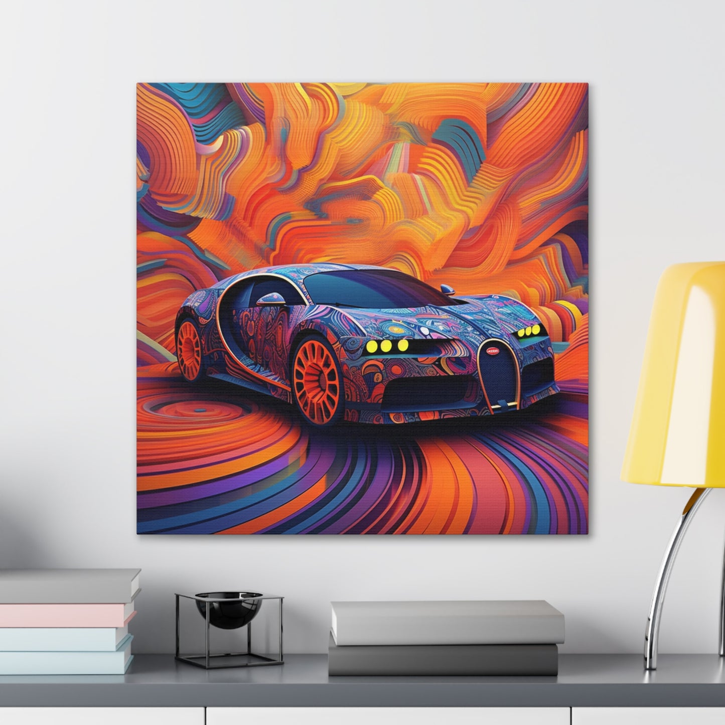 Canvas Gallery Wraps Bugatti Abstract Concept 4