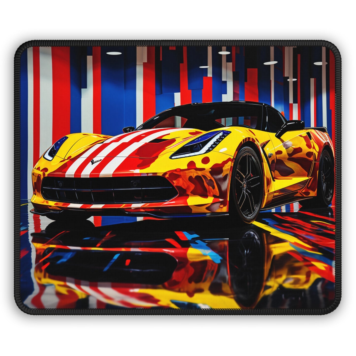 Gaming Mouse Pad  Macro Flag Ferrari 4