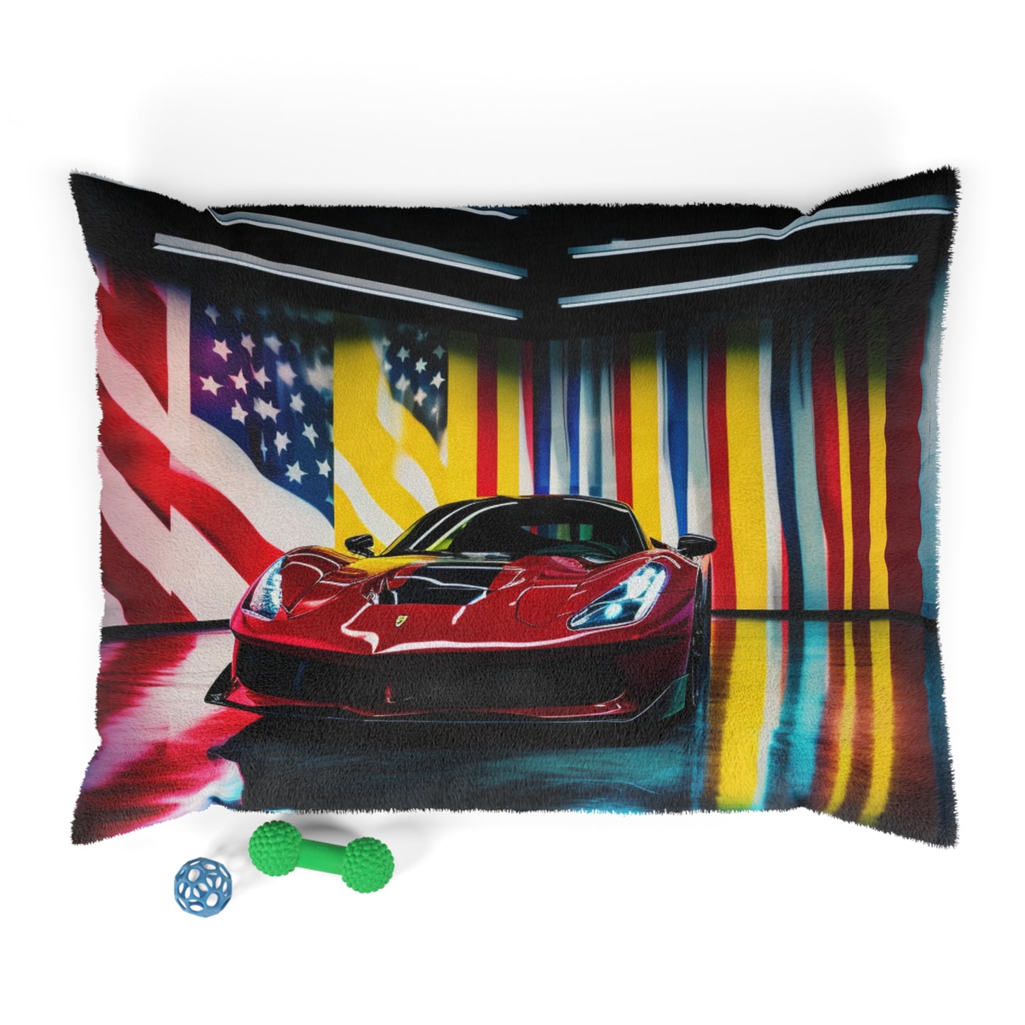 Pet Bed Macro Flag Ferrari 2