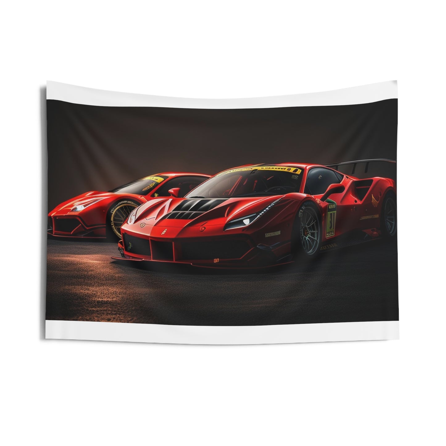 Indoor Wall Tapestries Ferrari Red 4