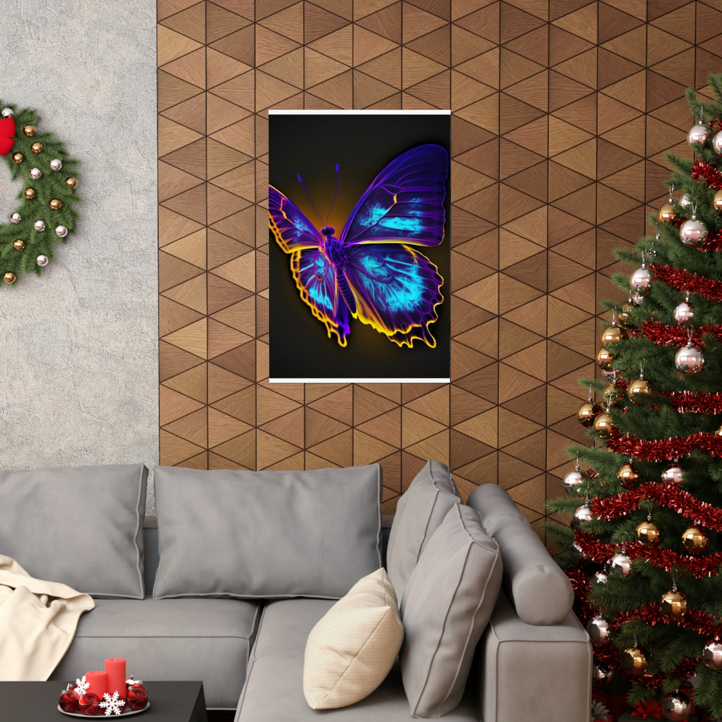 Premium Matte Vertical Posters Thermal Butterfly 4