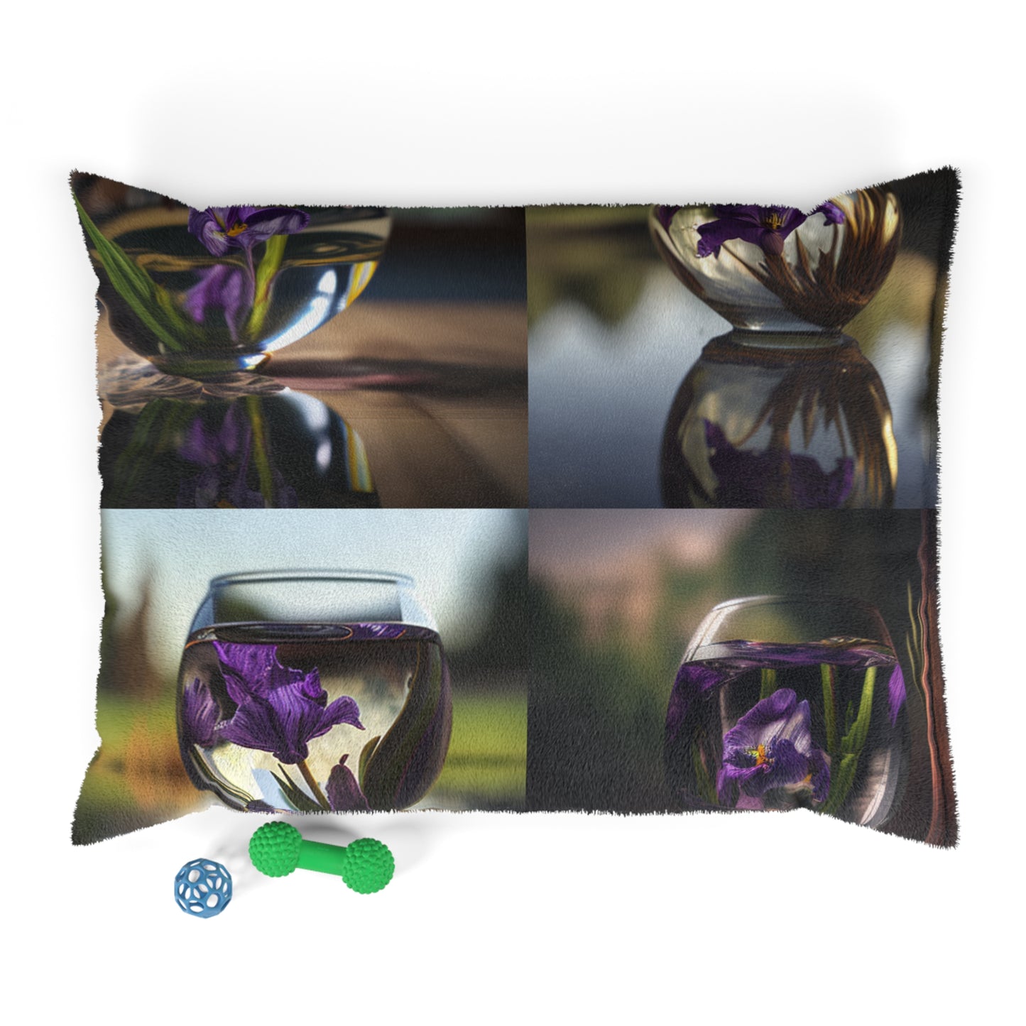 Pet Bed Purple Iris in a vase 5