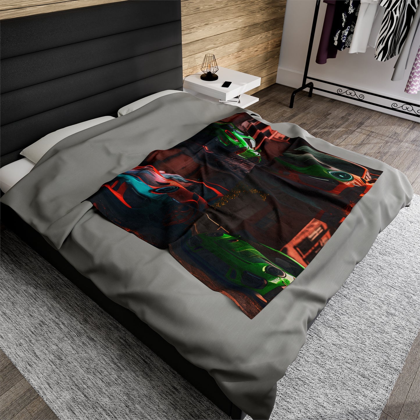 Velveteen Plush Blanket porsche 911 gt3 5