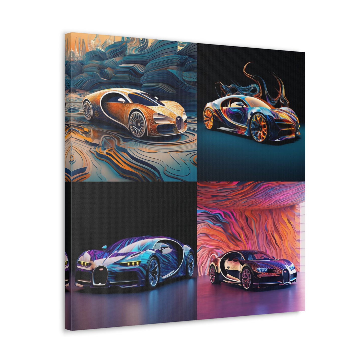 Canvas Gallery Wraps Bugatti Abstract Flair 5