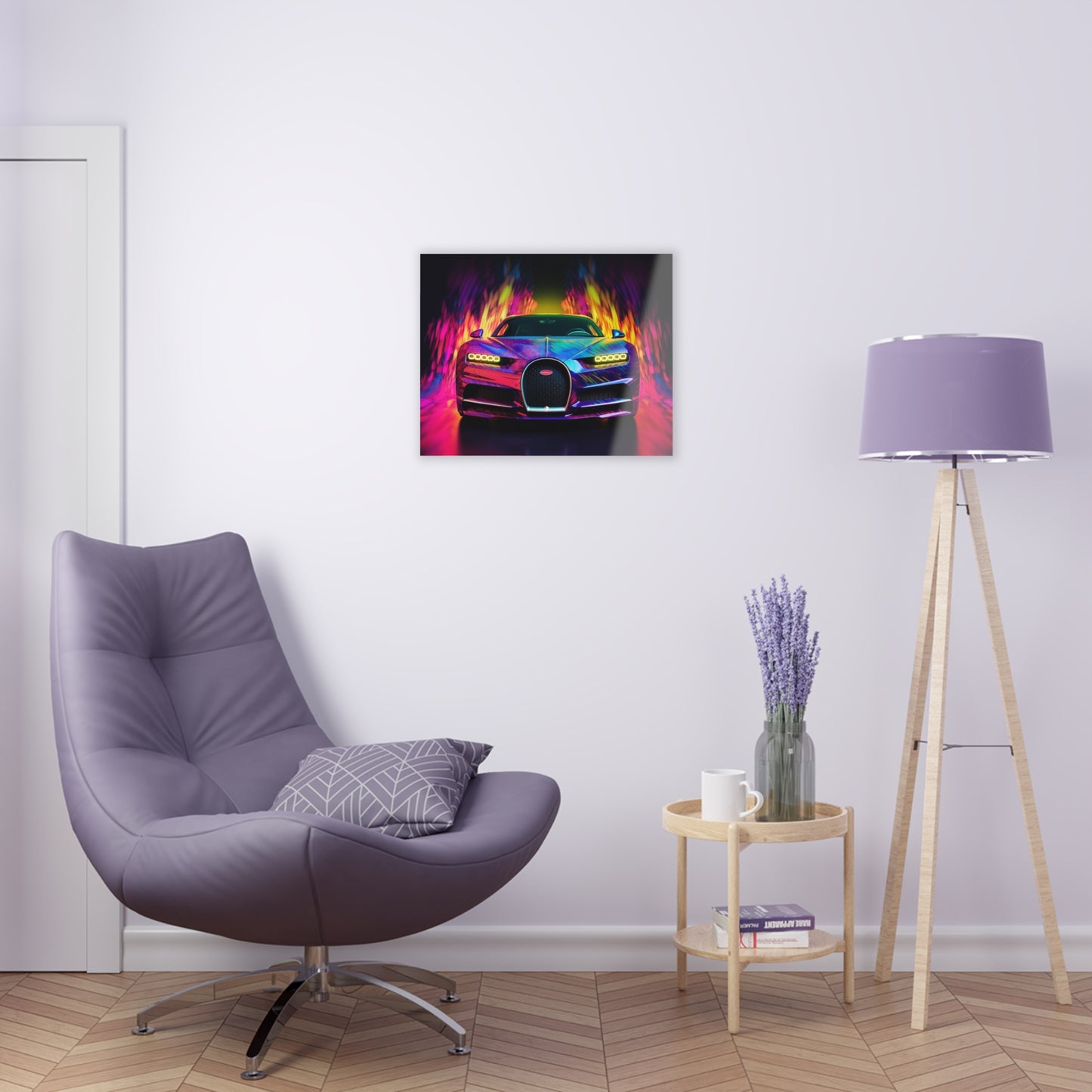 Acrylic Prints Florescent Bugatti Flair 3