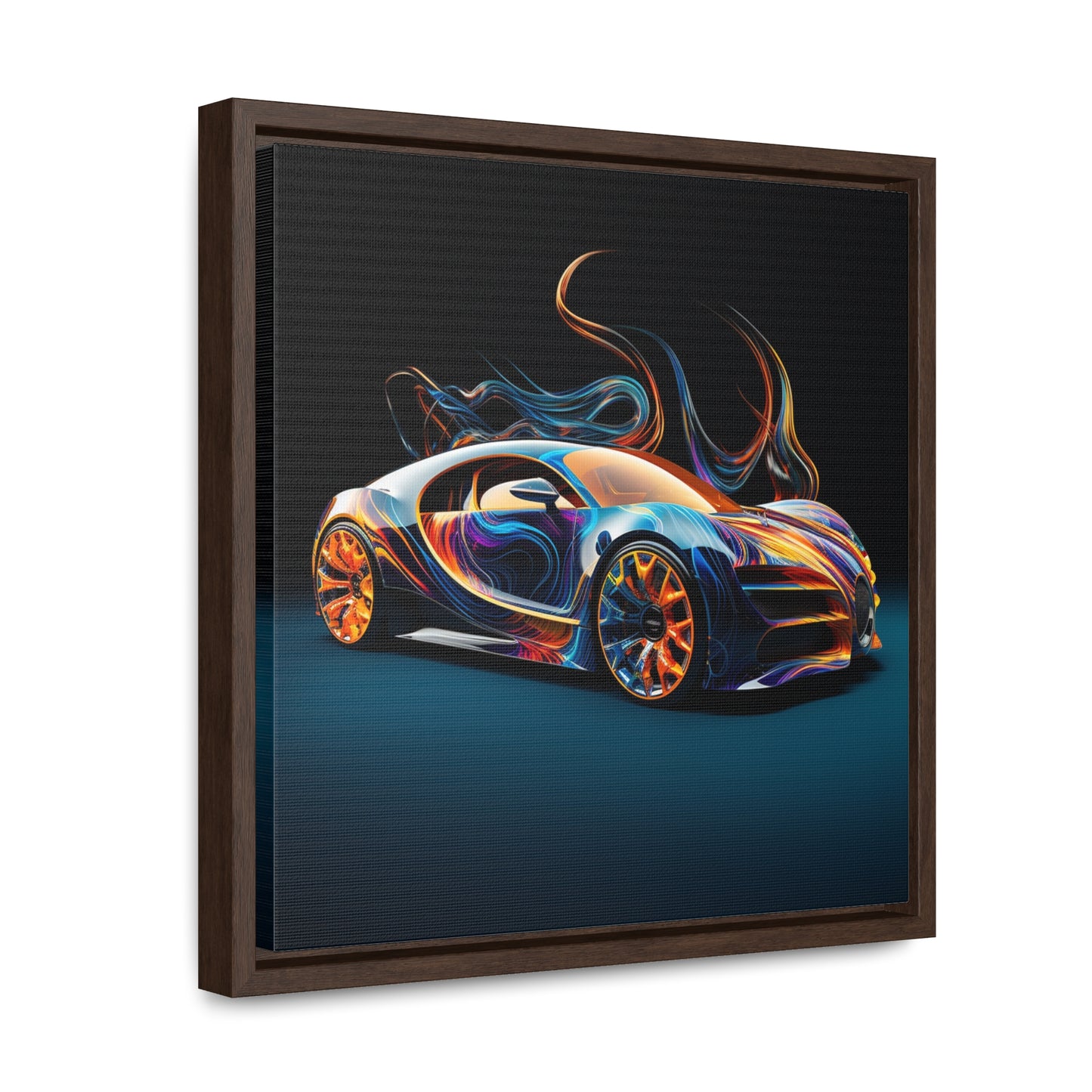 Gallery Canvas Wraps, Square Frame Bugatti Abstract Flair 2