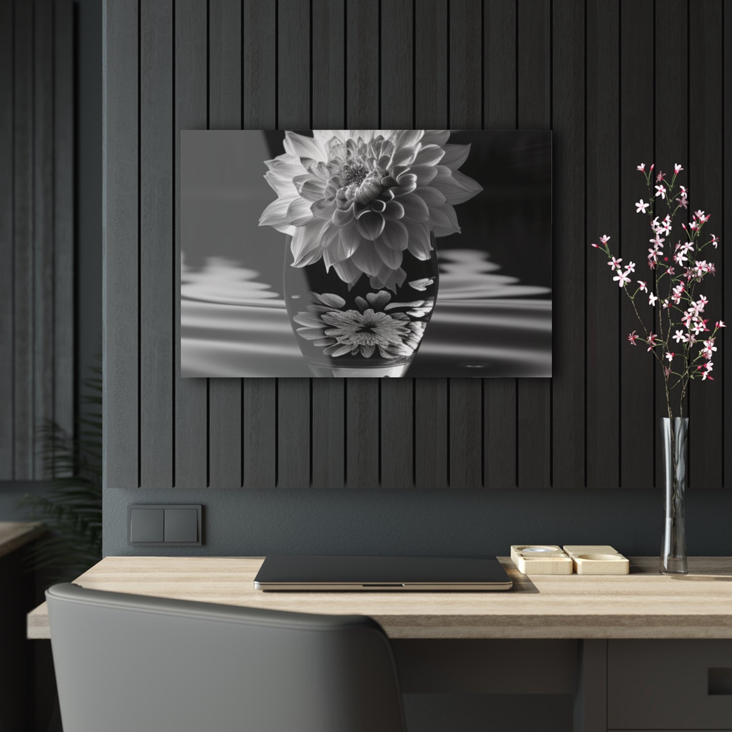 Acrylic Prints White Dahlia 4