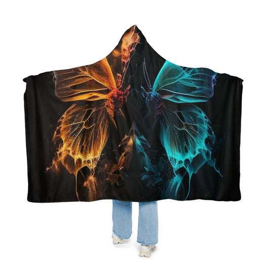 Snuggle Hooded Blanket Neon Glo Butterfly 4