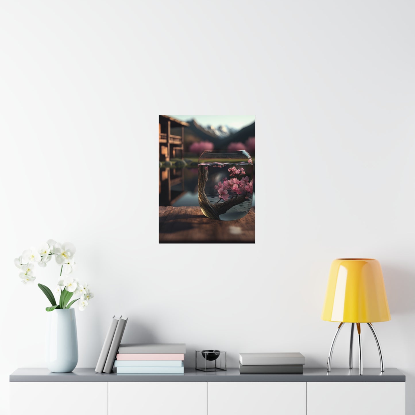 Premium Matte Vertical Posters Cherry Blossom 3