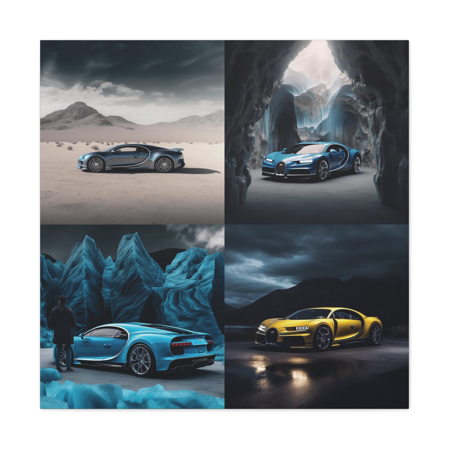 Canvas Gallery Wraps Bugatti Real Look 5