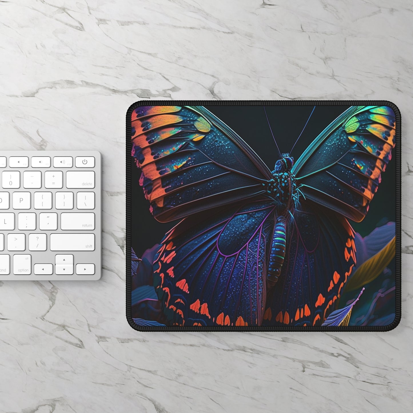 Gaming Mouse Pad  Hue Neon Butterfly 3