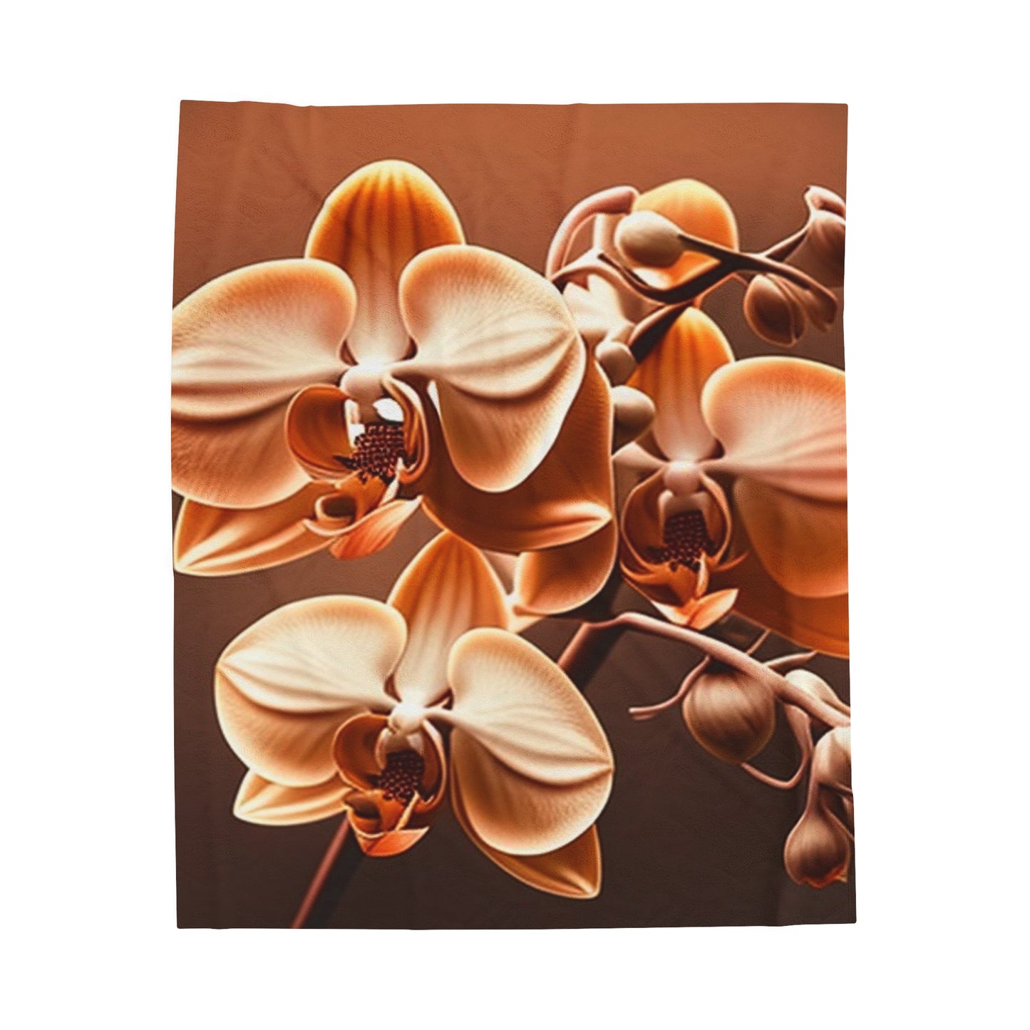 Velveteen Plush Blanket orchid pedals 3