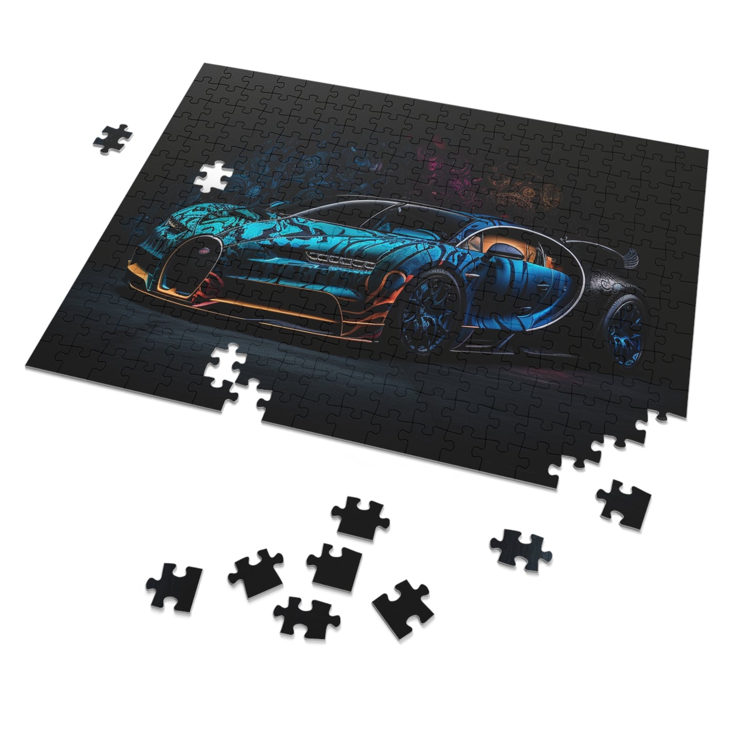 Jigsaw Puzzle (30, 110, 252, 500,1000-Piece) Bugatti Blue 3